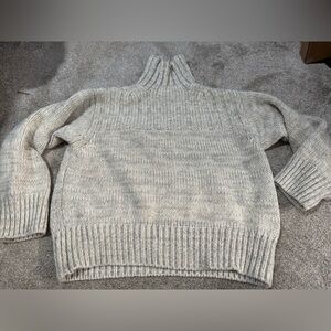 Soeur Basque Sweater in Grey/beige mix